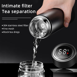 Water Bottle With Digital LED Temperature Display