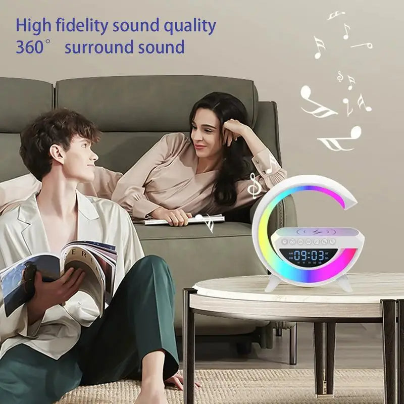 LED Wireless Charging Bluetooth Speaker