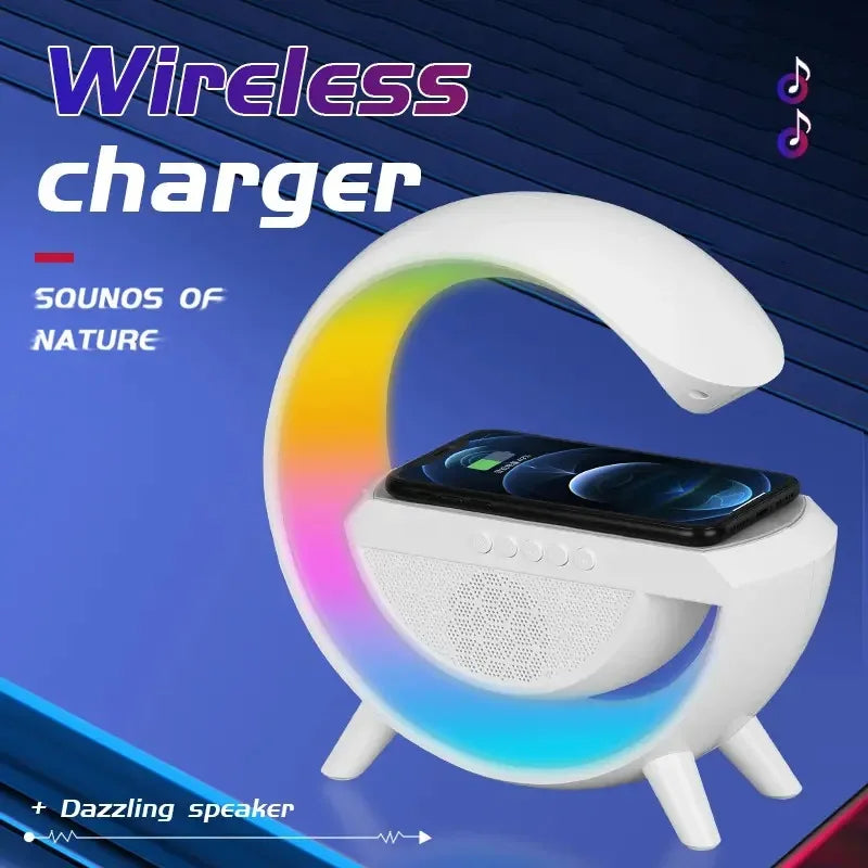 LED Wireless Charging Bluetooth Speaker – EzBz Buy