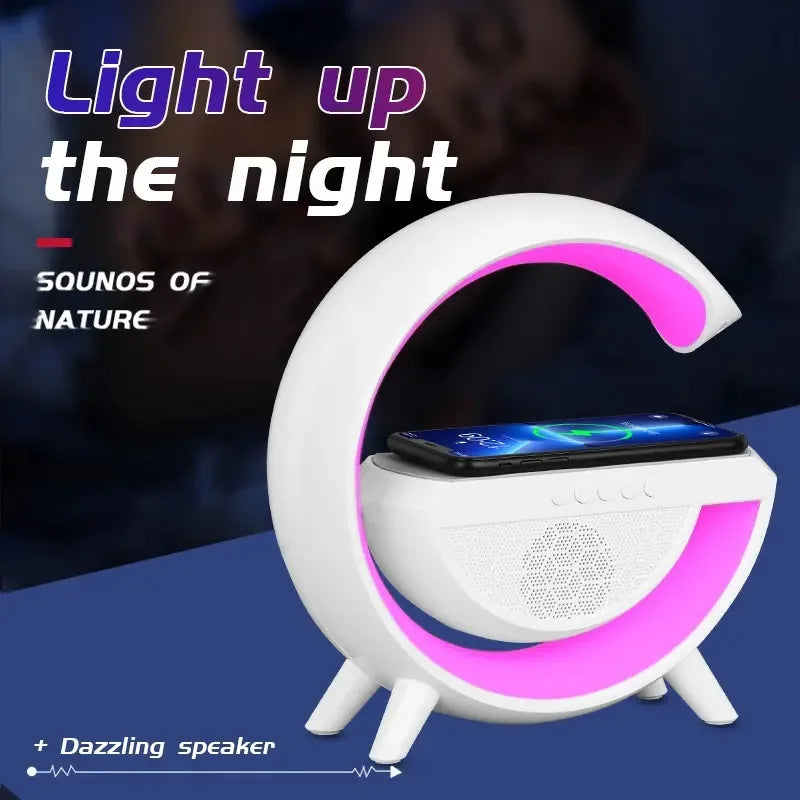 LED Wireless Charging Bluetooth Speaker