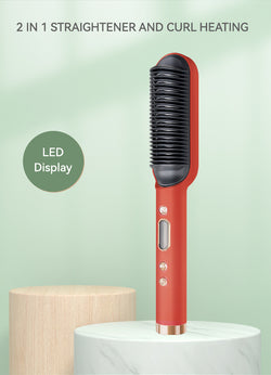 Electric Hair Straightener Comb